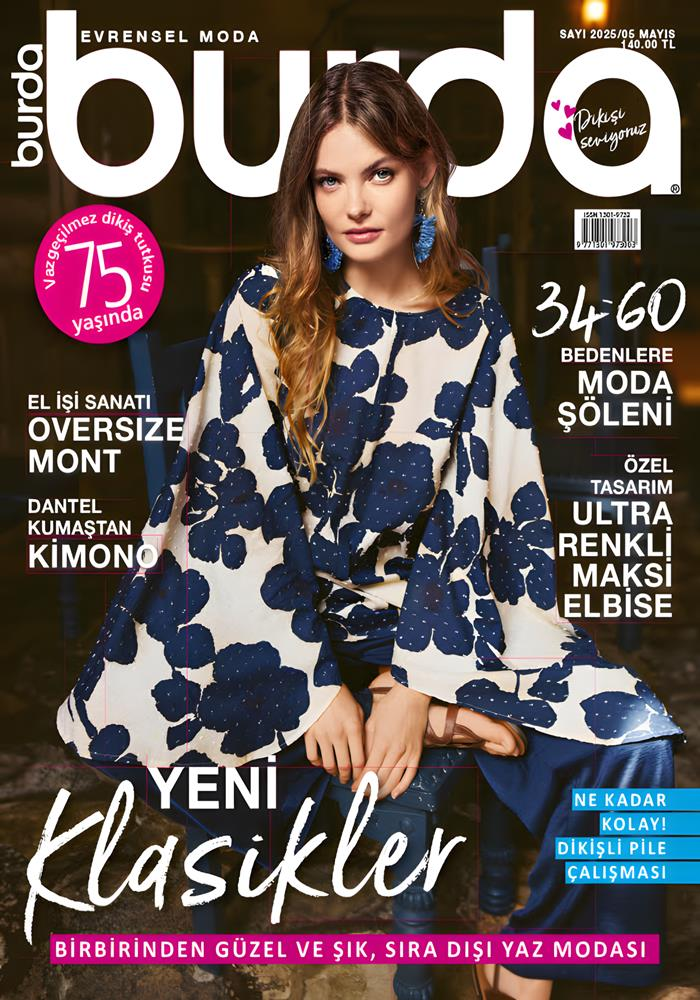 Burda Dikiş Dergisi 2025 / 05 Mayıs