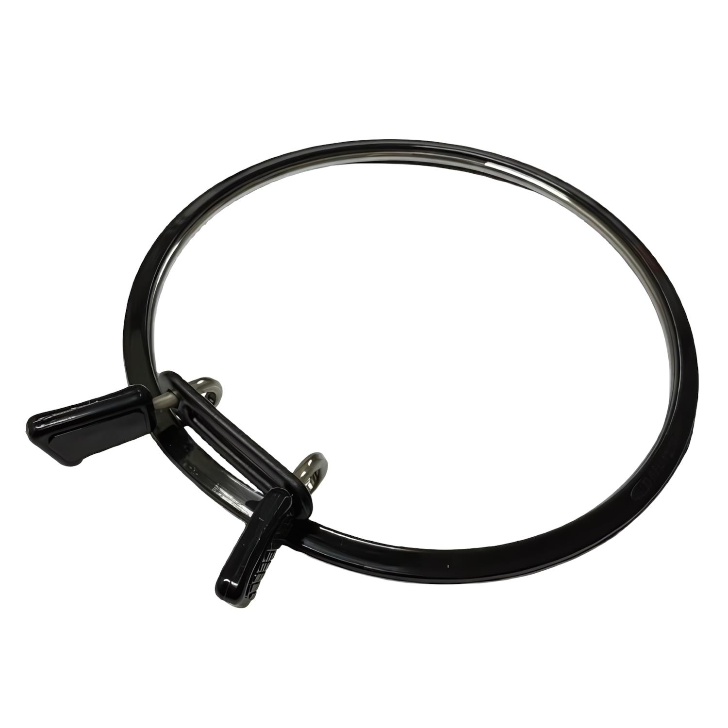 Nurge Metal Kasnak Yaylı Mandallı Nakış Kasnağı 12,6 cm Siyah