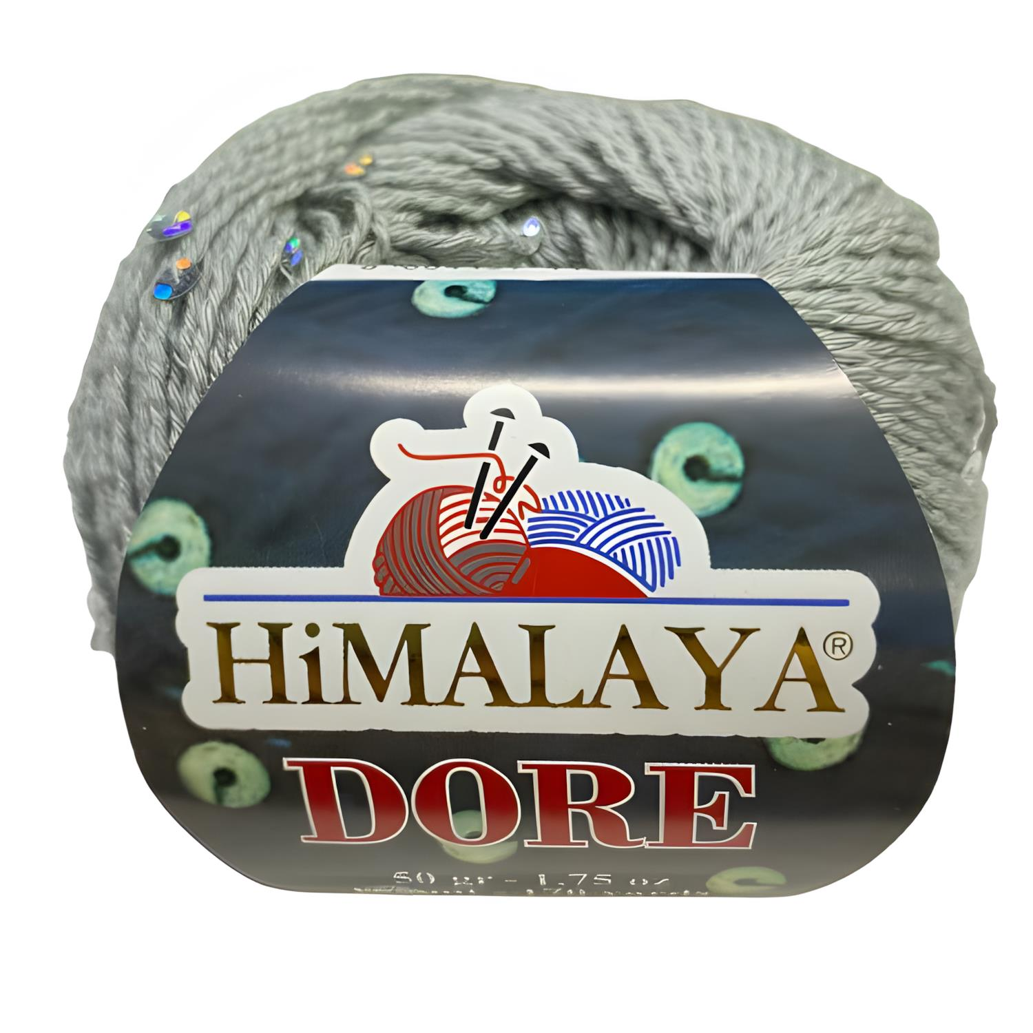 Himalaya Dore Pullu Örgü İpi 50 gr 61422 Gri