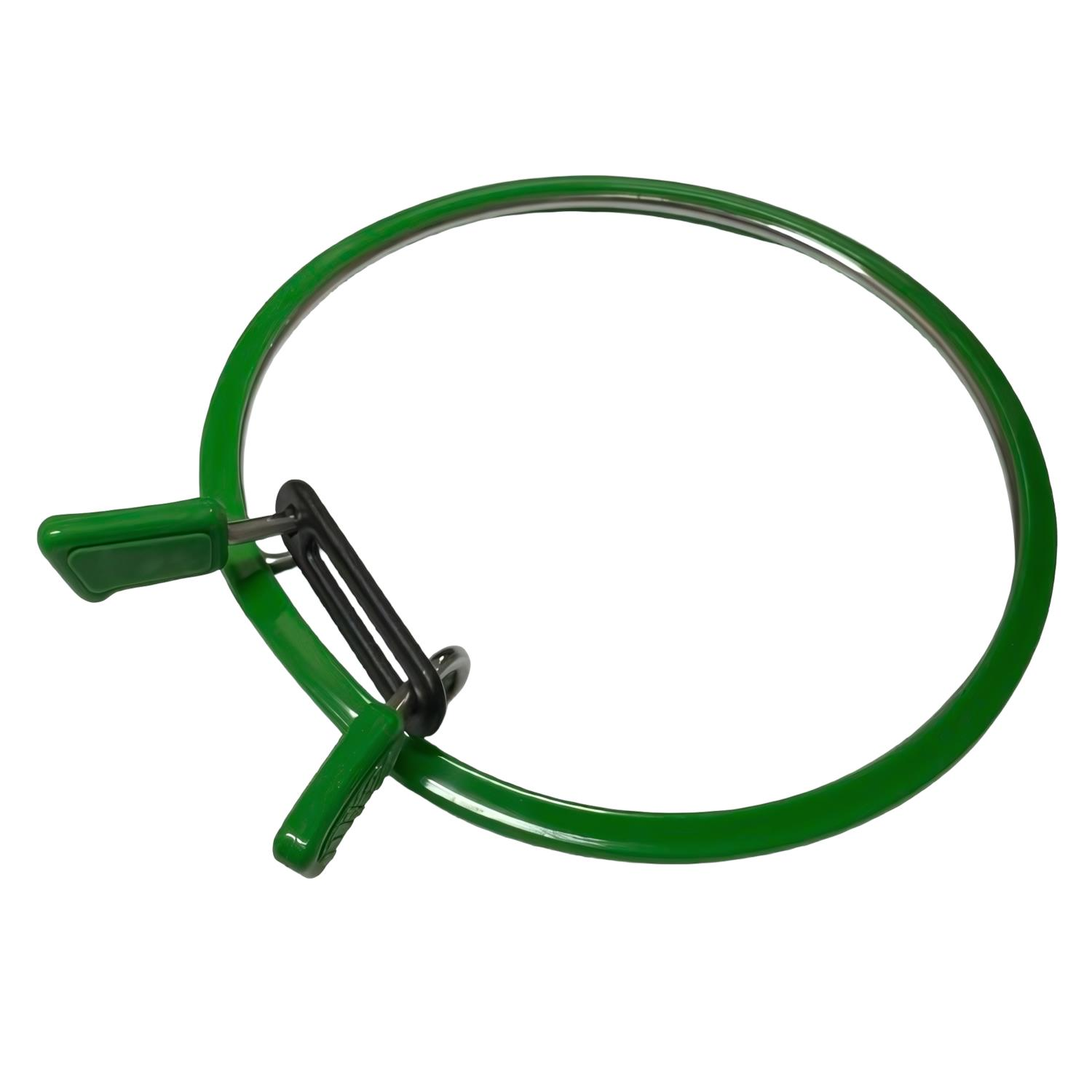 Nurge Metal Kasnak Yaylı Mandallı Nakış Kasnağı 12,6 cm Yeşil