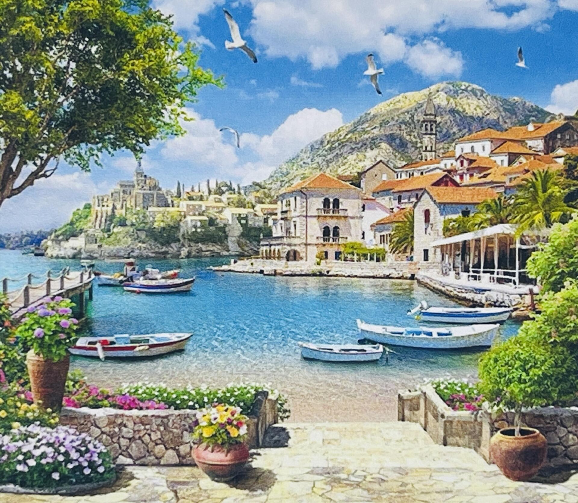 5D Yapışan Boncuk Goblen 40 x 50 cm Mozaik Tablo Pano 76221