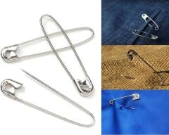 Metal Çengelli İğne 12'li Set 8,5 cm