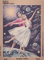 Seg Baskılı Goblen 929 384 Danseurs Etoiles 45x60cm Tablo Pano
