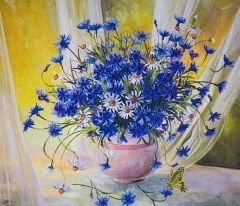 5D Yapışan Boncuk Goblen 40 x 50 cm Mozaik Tablo Pano 76435