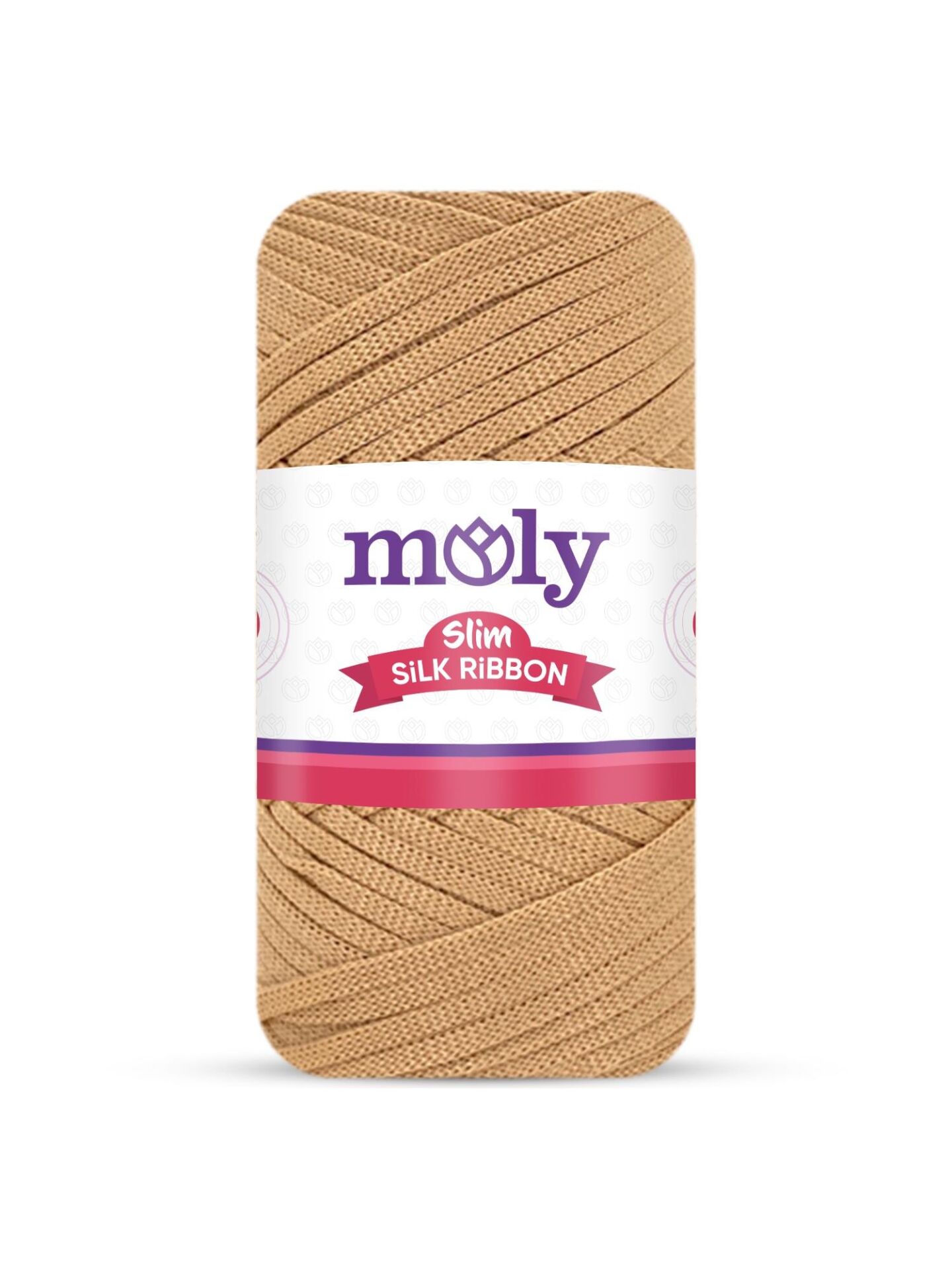 Moly Slim Silk Ribbon El Örgü İpi 200 gr 032 Bej