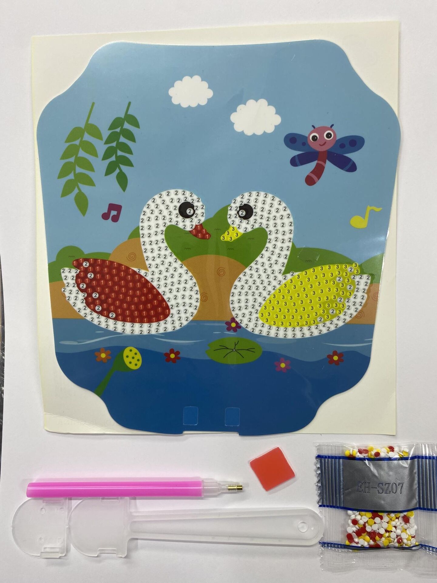 5D Yapışan Boncuk Mozaik Tablo 15*15 cm SZ07