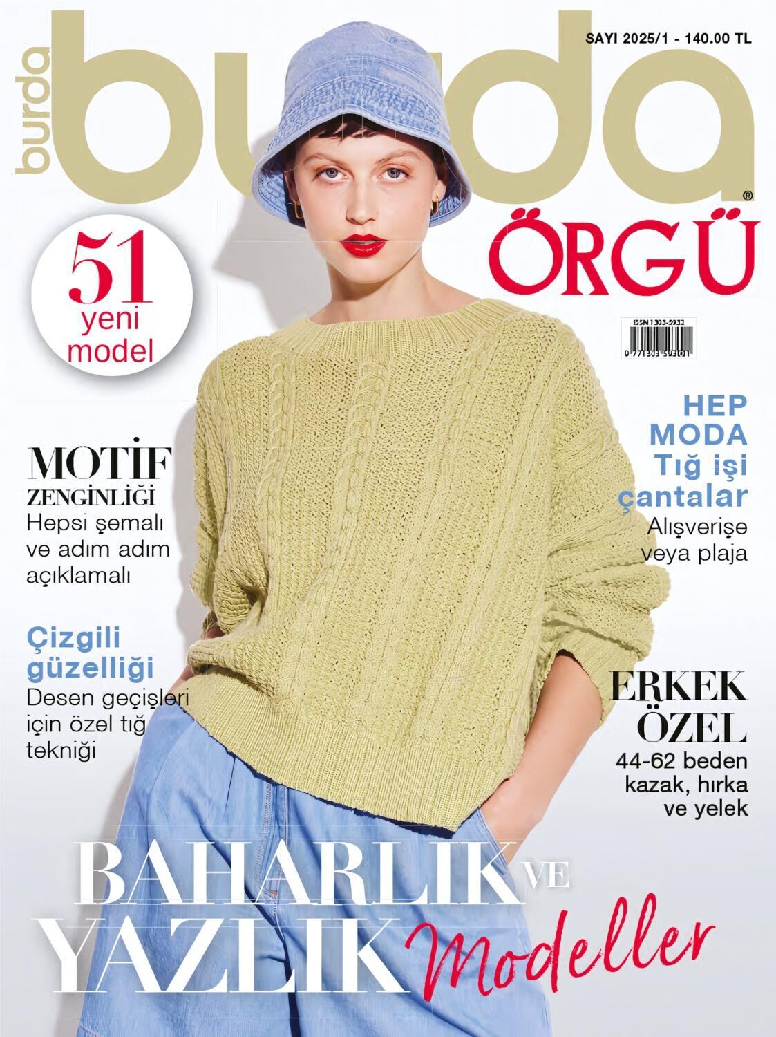 Burda Dikiş Dergisi Örgü 2025/1