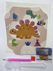 5D Yapışan Boncuk Mozaik Tablo 15*15 cm SZ11