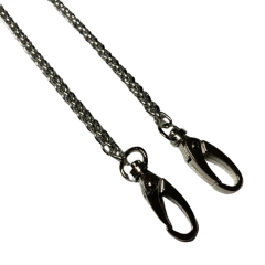 Burgulu Metal Çanta Zinciri 110 cm znx03 Gümüş