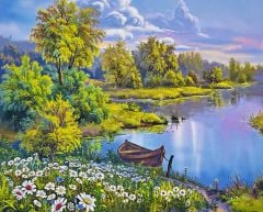 5D Yapışan Boncuk Goblen 40 x 50 cm Mozaik Tablo Pano 76591