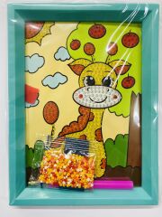 5D Yapışan Boncuk Mozaik Tablo 13*18 cm CY8501-82