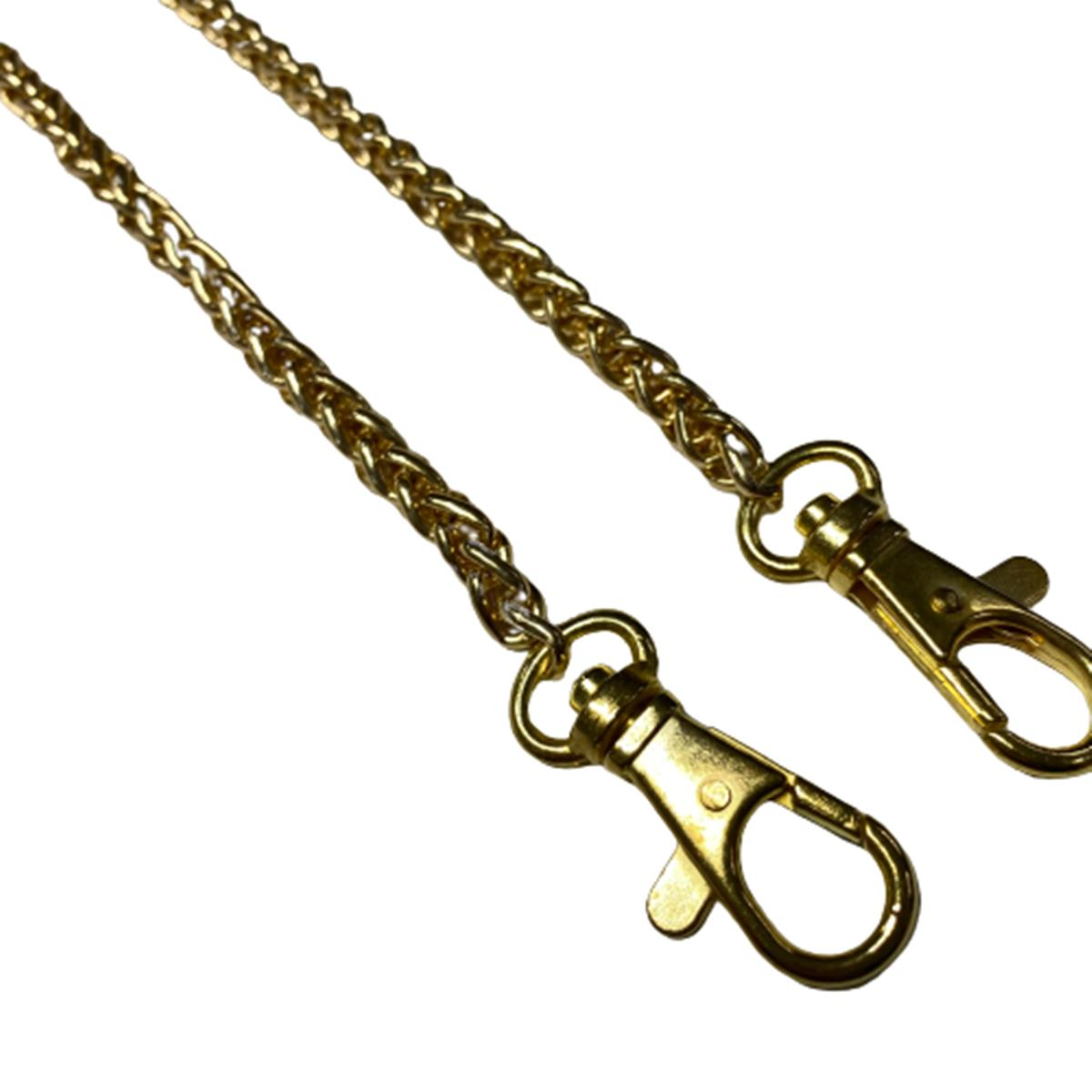 Burgulu Metal Çanta Zinciri 110 cm znx03 Altın