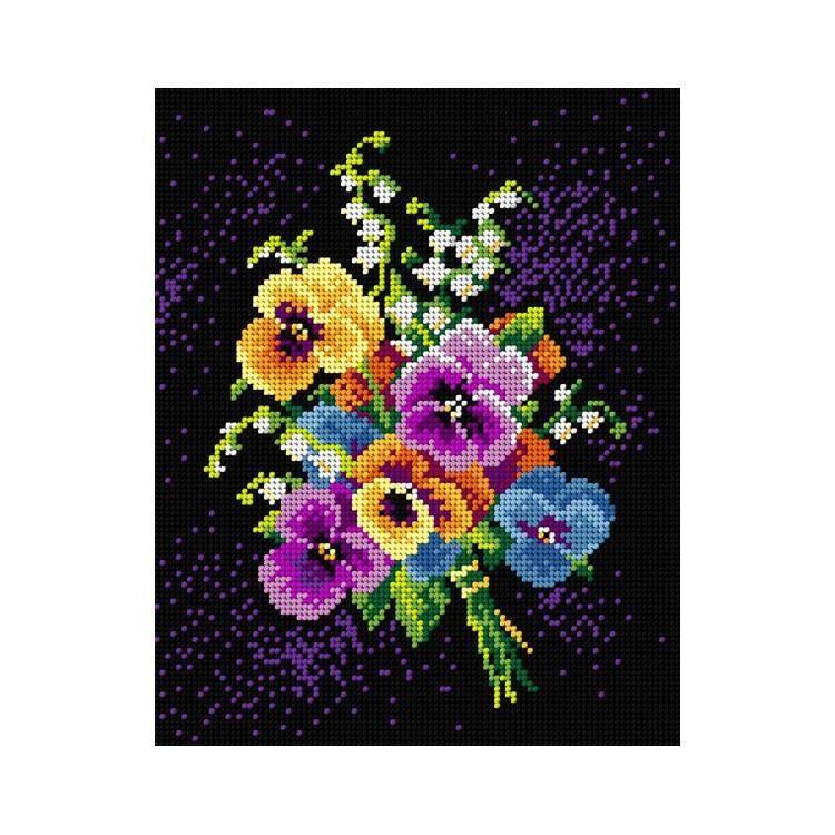 Orchidea Baskılı Goblen Çiçekler 1972 24*30 cm