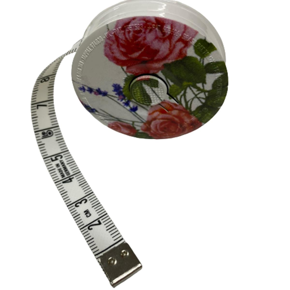 Otomatik Mezura Mezro Tape Measure 150 cm yzs61 Kırmızı Gül