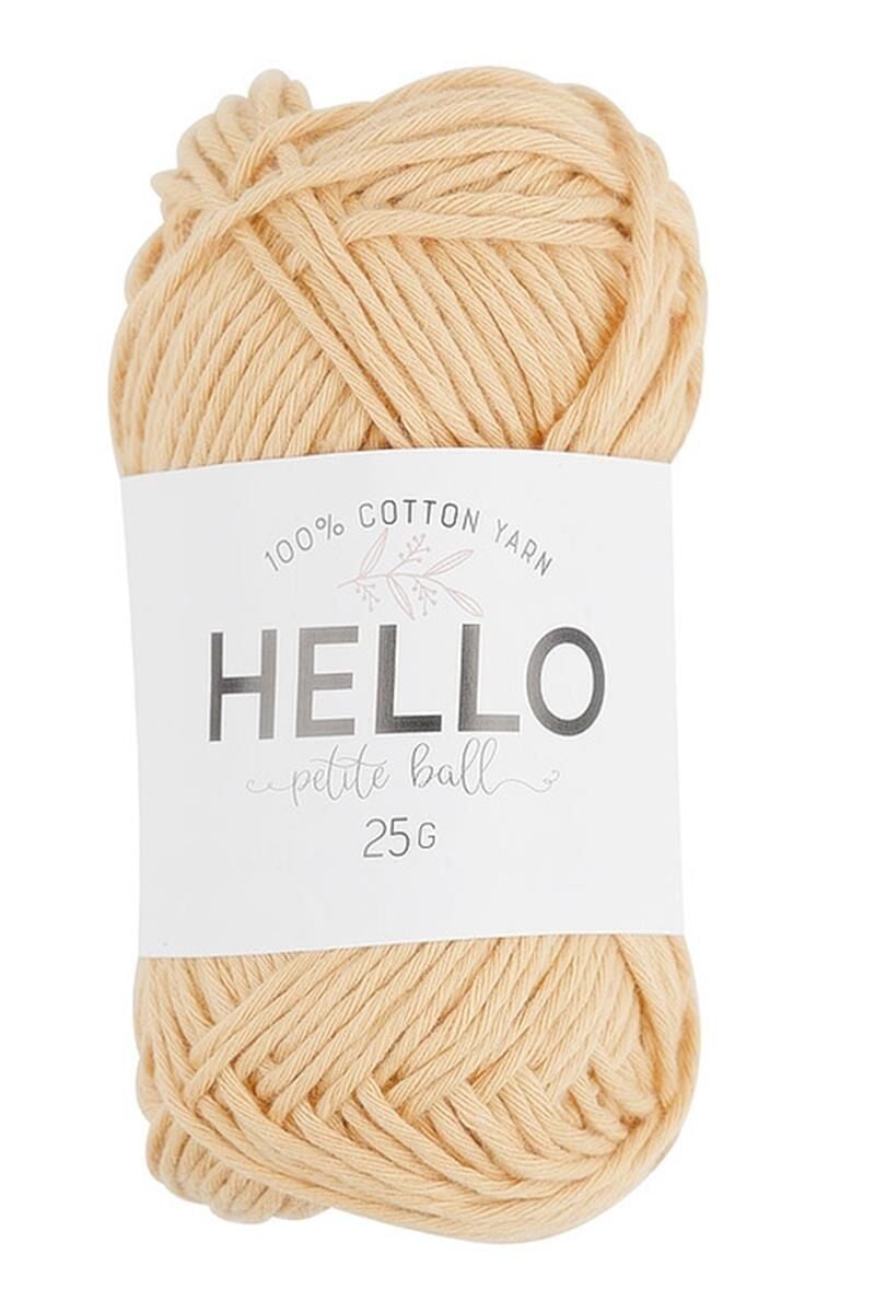 Hello Pamuk Amigurumi Punch El Örgü İpliği 25 Gr 165 Kumral