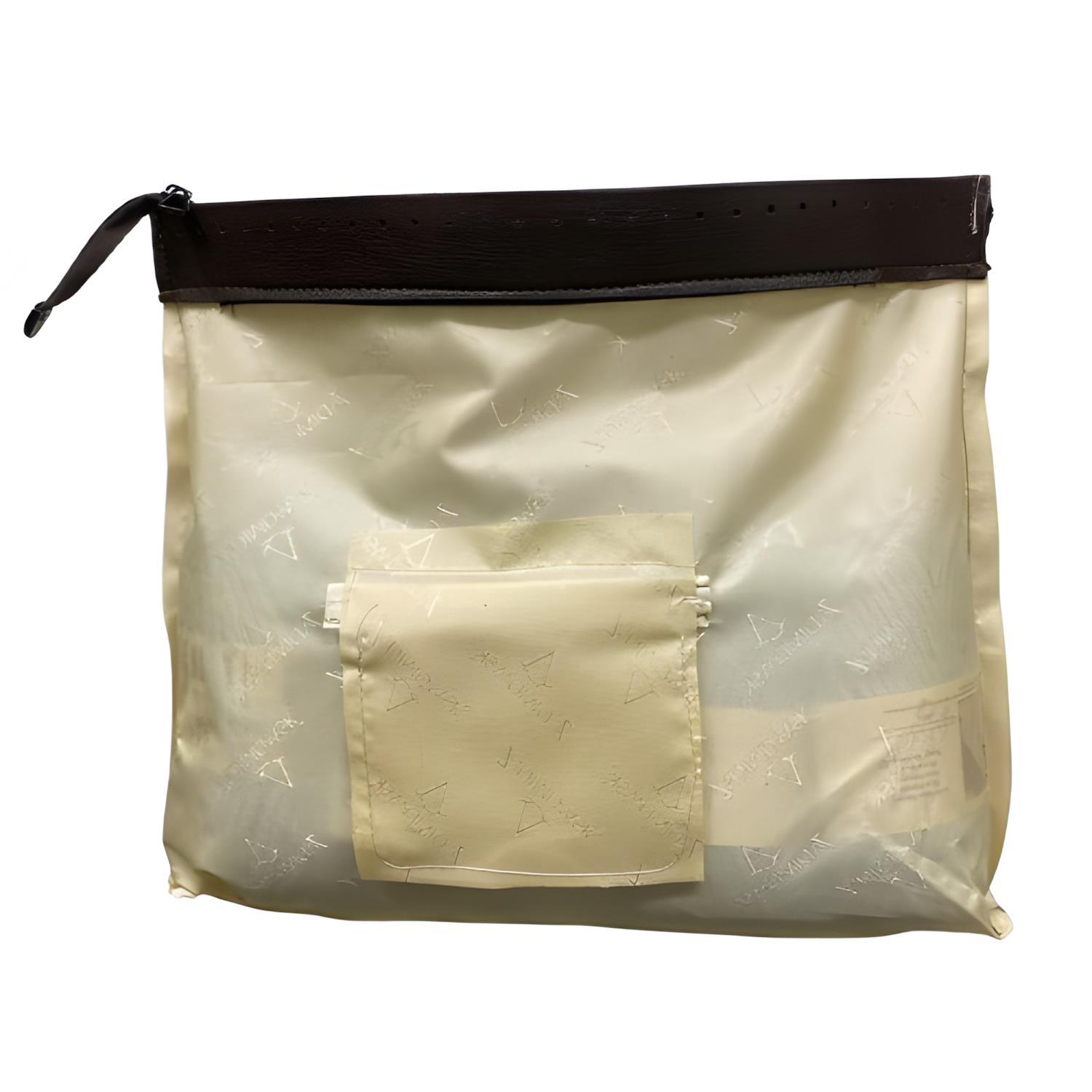 Dikilmiş Fermuarlı Çanta Astarı 35*40 cm FCS11 09 Acı Kahve