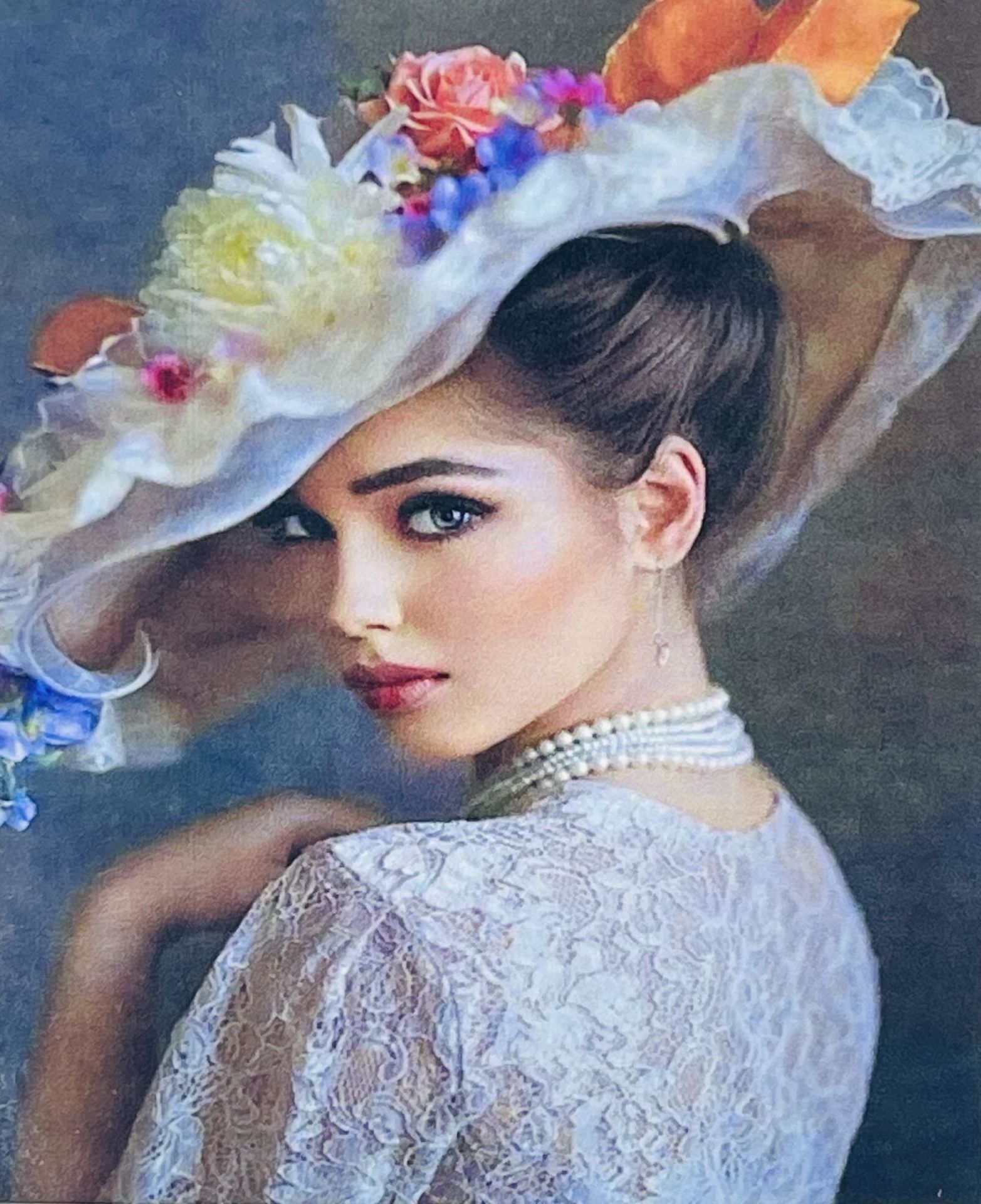 5D Yapışan Boncuk Goblen 40 x 50 cm Mozaik Tablo Pano 76808