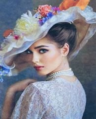 5D Yapışan Boncuk Goblen 40 x 50 cm Mozaik Tablo Pano 76808