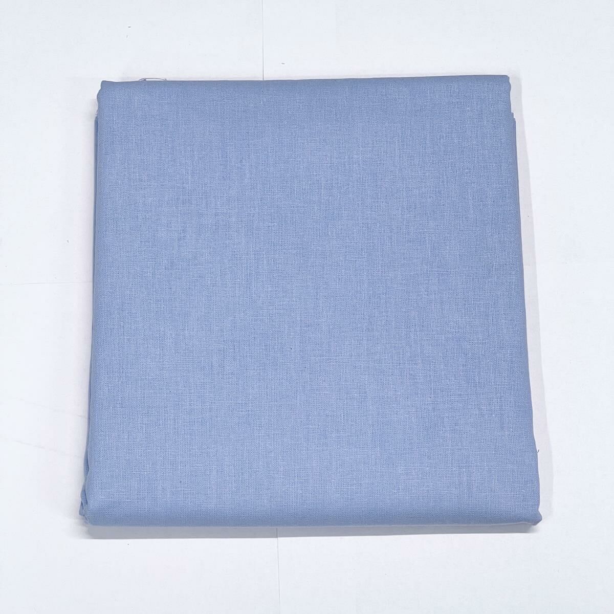 Poplin Pamuk Kumaş Düz Renk B 50x240cm Havai Mavi
