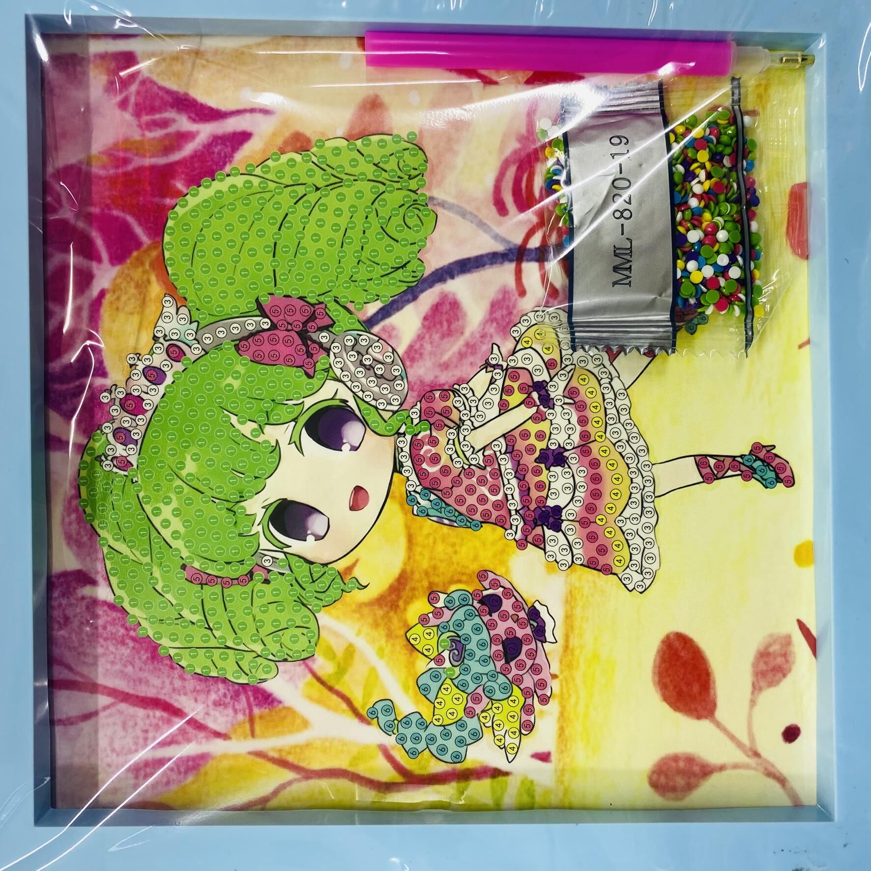 5D Yapışan Boncuk Mozaik Tablo 20*20 cm MML820-19