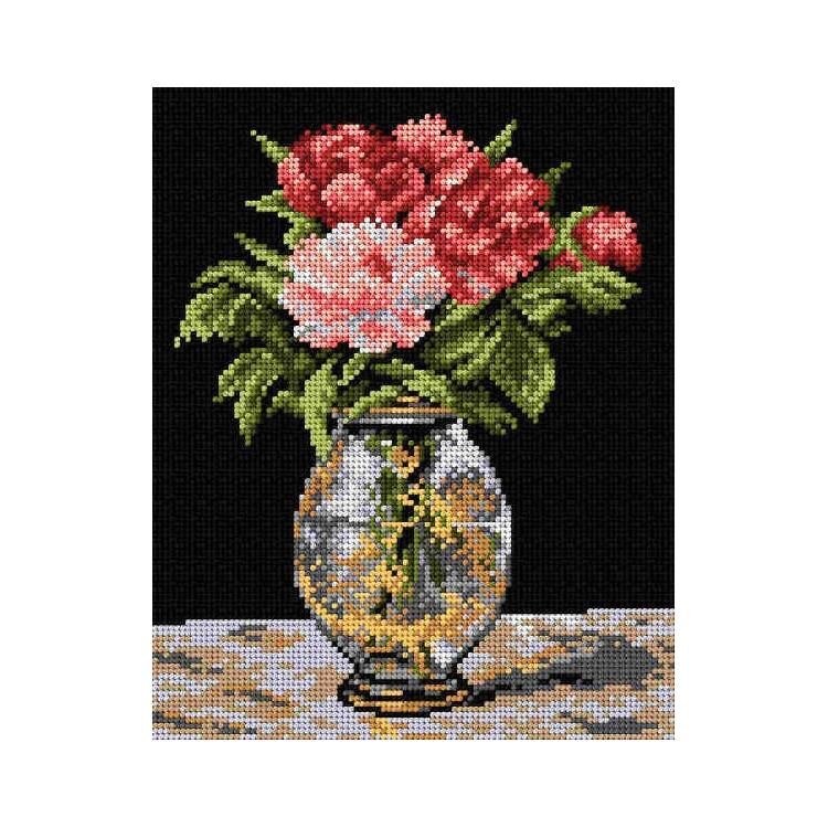 Orchidea Baskılı Goblen Çiçekler 2043 24*30 cm