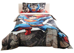 Özdilek Superman Stone Tek Kişilik Lisanslı Çocuk Nevresim Takımı Gri