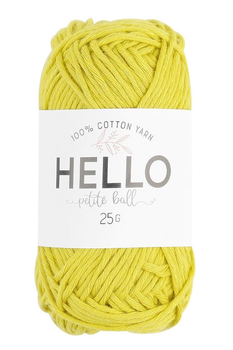 Hello Pamuk Amigurumi Punch El Örgü İpliği 25 Gr 169 Fıstık Yeşil