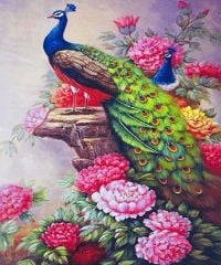 5D Yapışan Boncuk Goblen 40 x 50 cm Mozaik Tablo Pano 77099