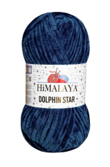 Himalaya Dolphin Star Simli Kadife El Örgü İpliği 100 Gr
