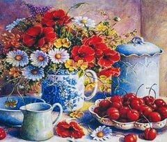 5D Yapışan Boncuk Goblen 40 x 50 cm Mozaik Tablo Pano 77105