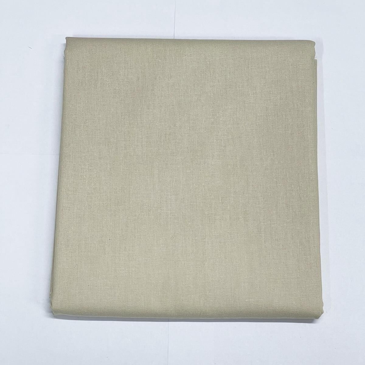 Poplin Pamuk Kumaş Düz Renk B 50x240cm F. A. Bej