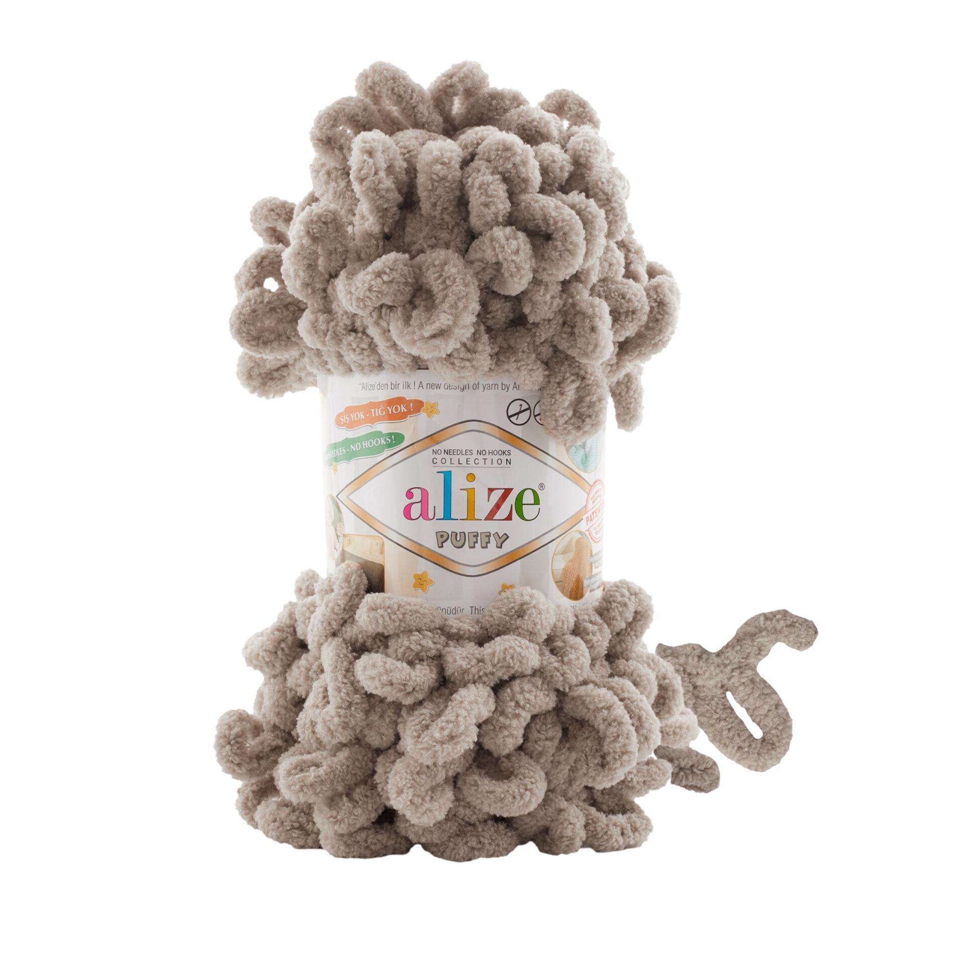 Alize Puffy El Örgü İpi İpliği Yünü 100 gr 72 Bej