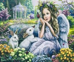 5D Yapışan Boncuk Goblen 40 x 50 cm Mozaik Tablo Pano 77138