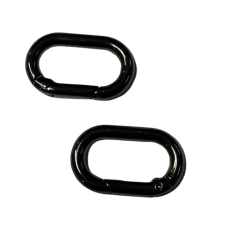 Metal Yaylı Oval Çanta Halkası-Klips 1 Çift