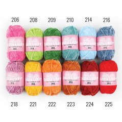 Tuva Hello Soft Chenille 12'li İplik Seti VIBRANT