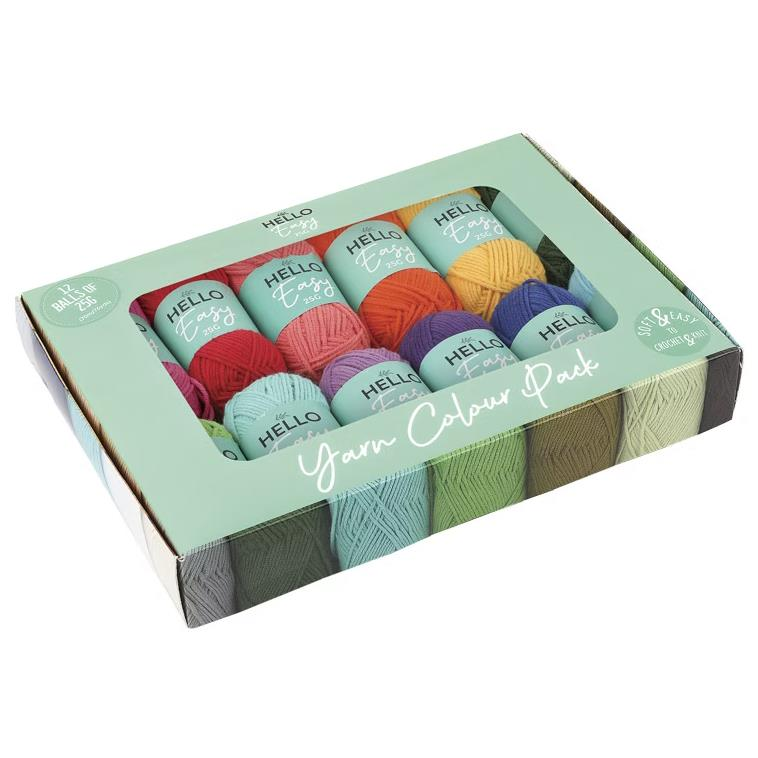 Tuva Hello Easy 12'li İplik Seti VIBRANT