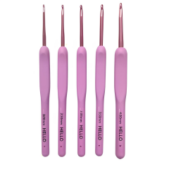 Hello Ergonomik Silikon Tığ Seti (2-2,5-3-3,5-4) HTS4