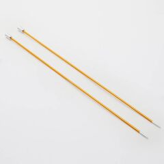 KnitPro Zing 40 cm Örgü Şişi Renkli Metal