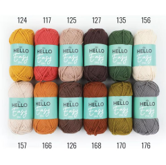 Tuva Hello Easy 12'li İplik Seti VINTAGE