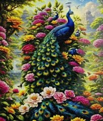 5D Yapışan Boncuk Mozaik Tablo 40*50 cm XQC87443