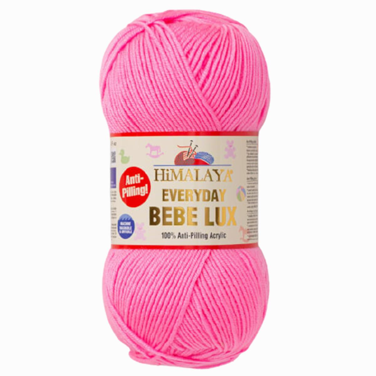 Himalaya Everyday Bebe Lux Lüks Anti Pilling El Örgü Bebek İpi 70444 Fosforlu Pembe