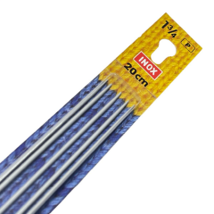 Inox 5 Beş Şiş Çorap Şişi 20cm in5c20 no 2,75 mm