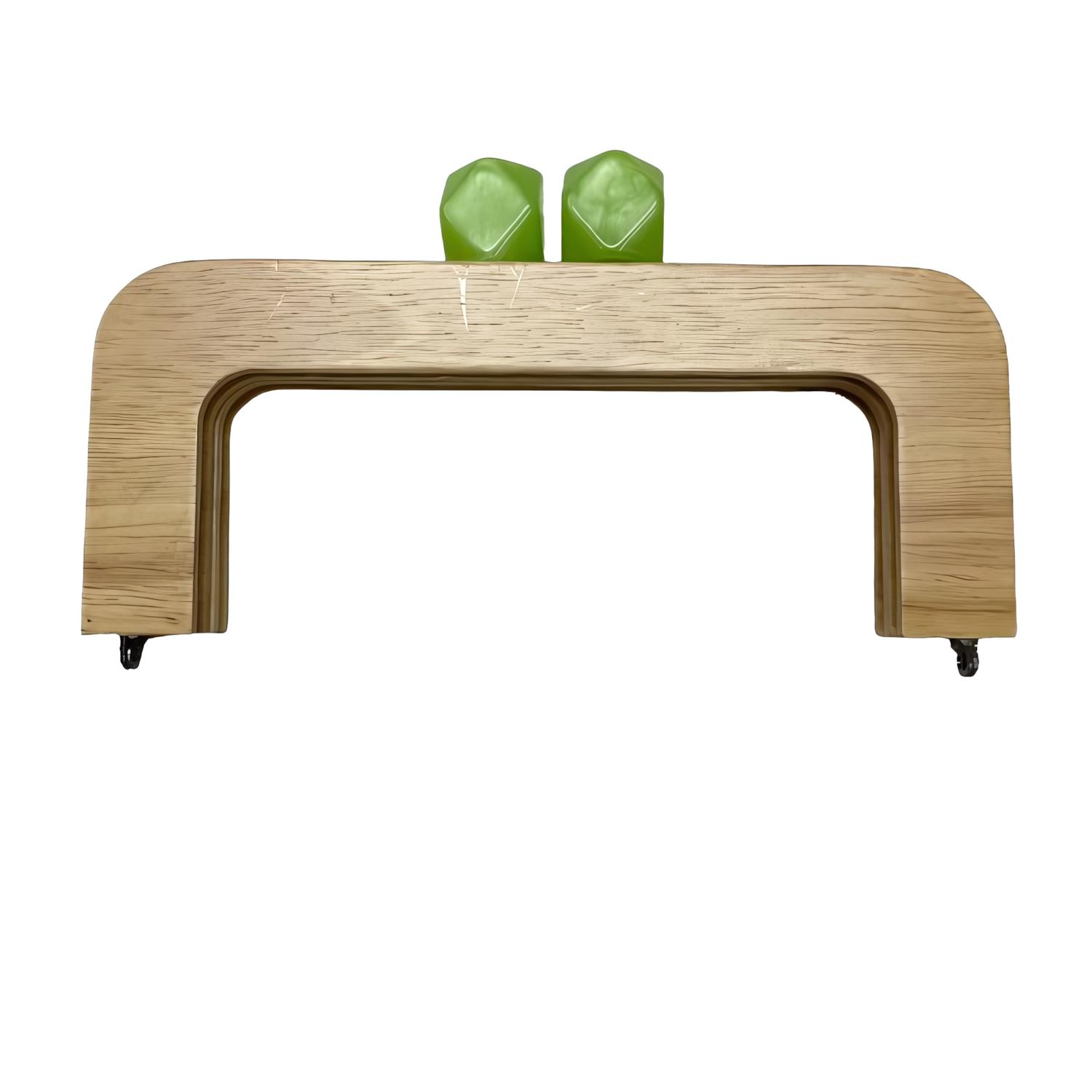 Bambu Akrilik Boncuklu Çanta Bursu 20 cm MB20 Elma Yeşili