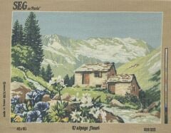 Seg Baskılı Goblen 929 333 L'alpage Fleuri 45x60cm Tablo Pano