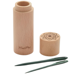 KnitPro Mindful Teal Ahşap Yün İğnesi 36635