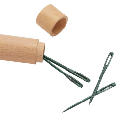 KnitPro Mindful Teal Ahşap Yün İğnesi 36635