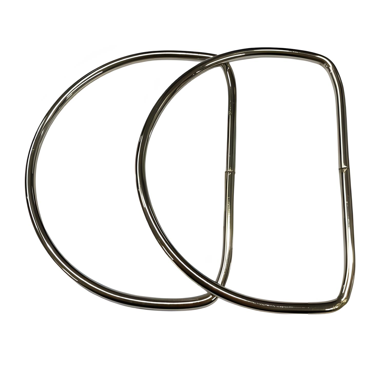 D Metal Çanta Sapı 12 cm vk12 03 Gümüş