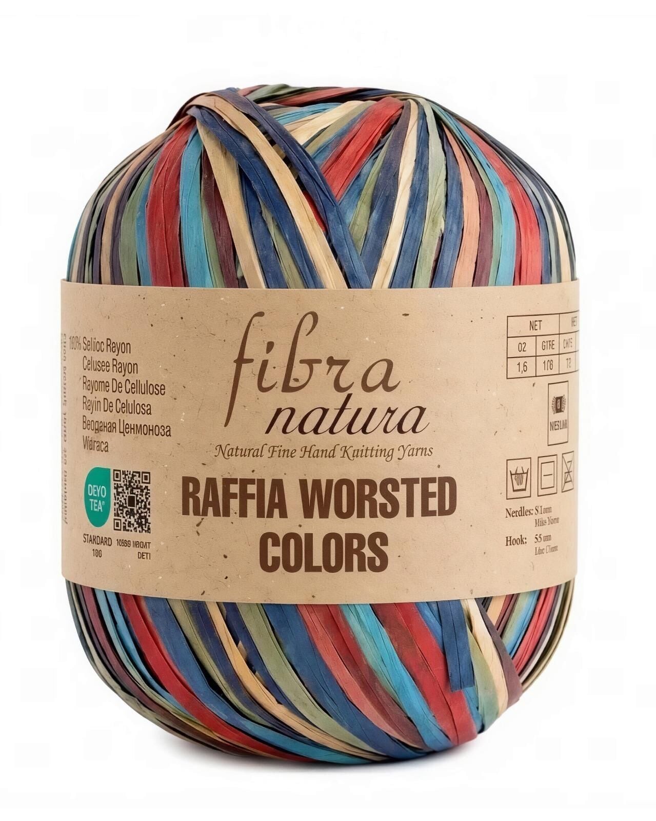 Fibra Natura Raffia Worsted Colors 100 gr