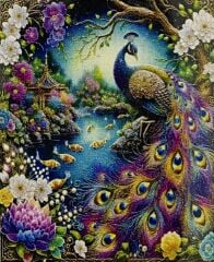 5D Yapışan Boncuk Mozaik Tablo 40*50 cm XQC87488