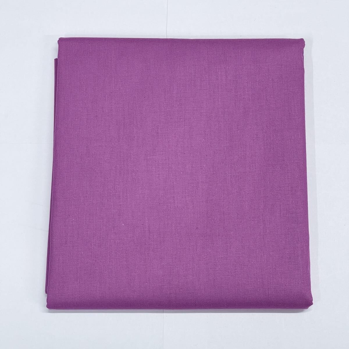 Poplin Pamuk Kumaş Düz Renk A 50x240cm Erguvan